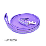 8 meters Harness and horse training rope, taming rope and cotton Training( do not hurt hands)