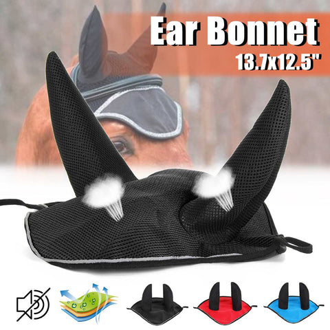 3 Colors House Pet Breathable Horse Earmuffs Outdoor Cycling Ear Mask Protective Equipment